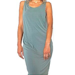 Donna Karan Charcoal Backless Dress